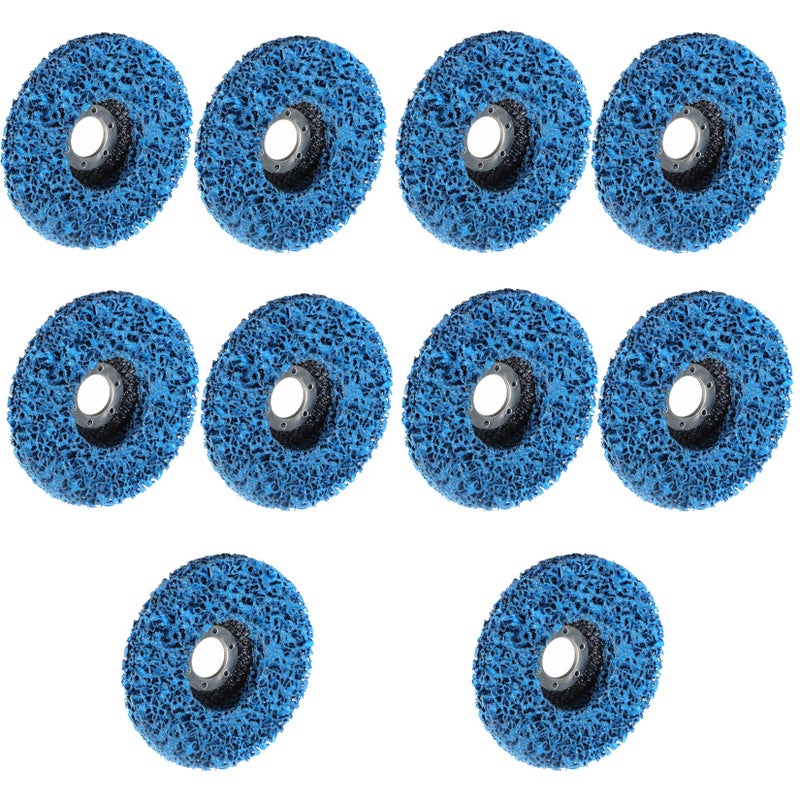 findmall 10 Pack 4-1/2 x 7/8 Quick Change Easy Strip & Clean Discs Fit for Paint Rust - Image 1